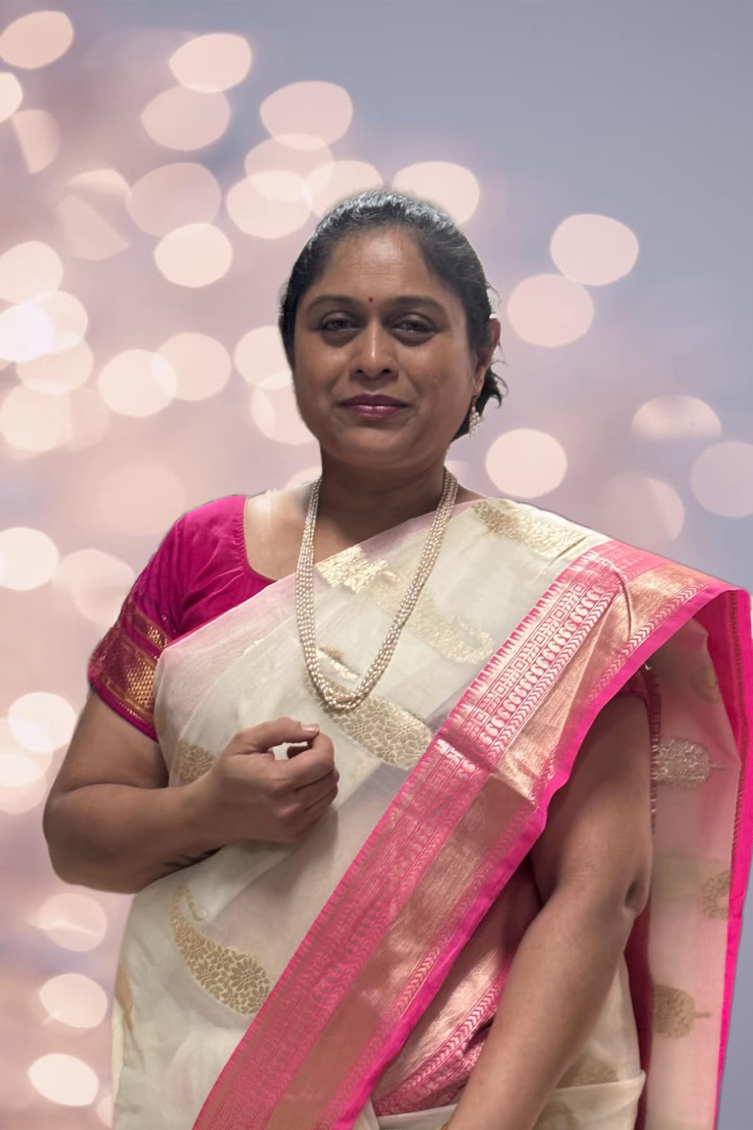 Mayuri in traditional attire